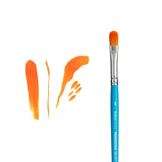 Princeton™ Select™ Artiste Series 3750 Short Handle Filbert Brush